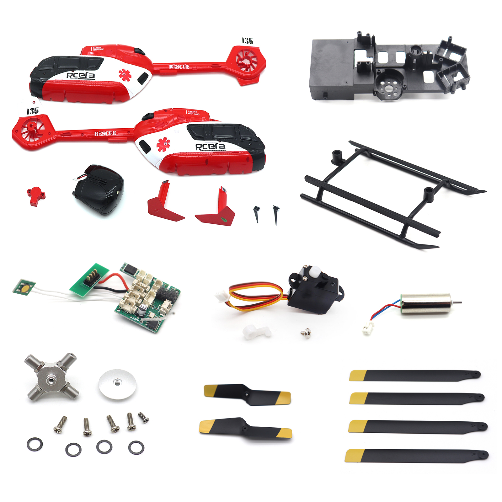 Rc Helicopter Parts - Original Parts for C159 EC-135 RC