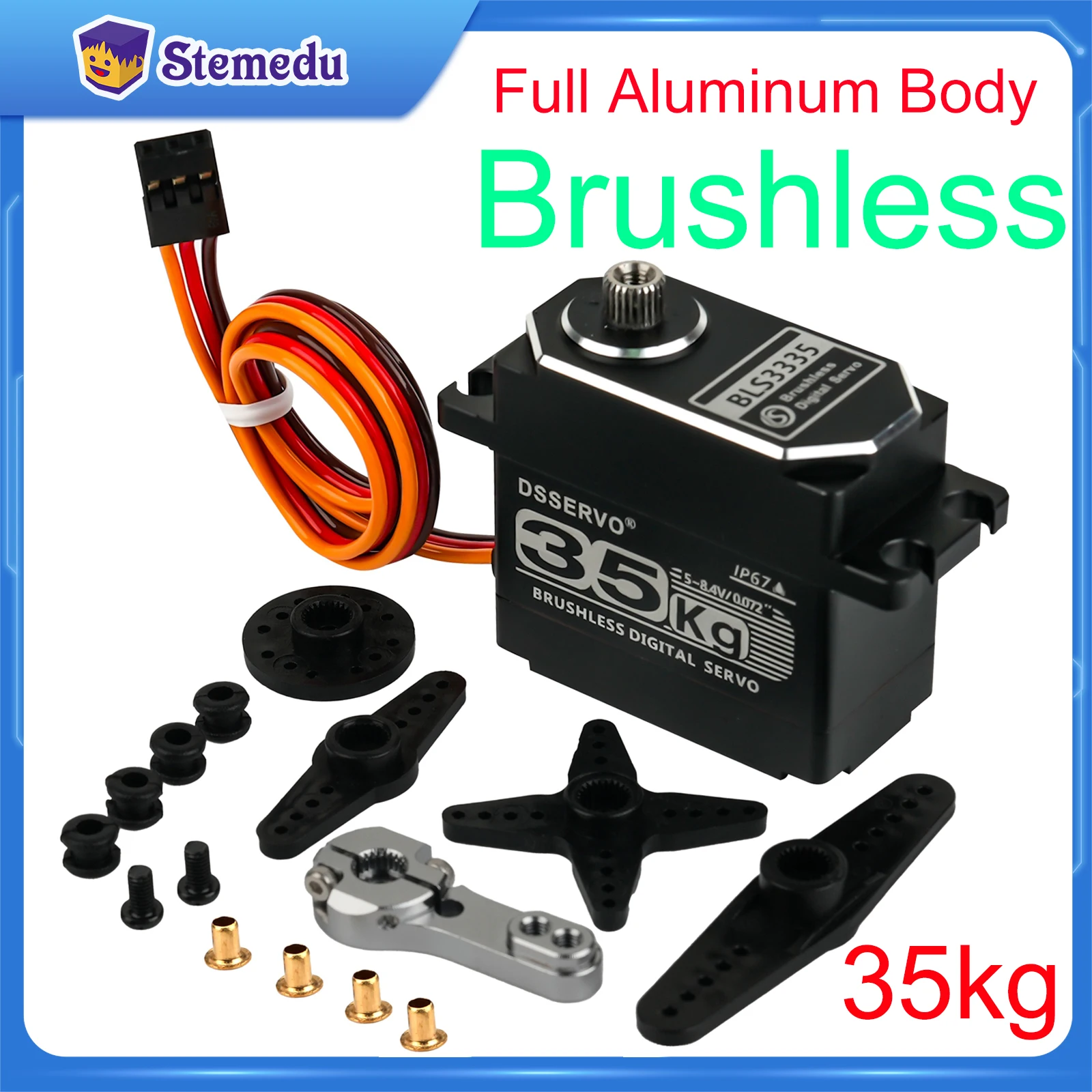 Rc Helicopter Servo - 35KG BLS3335 Digital Servo Motor High