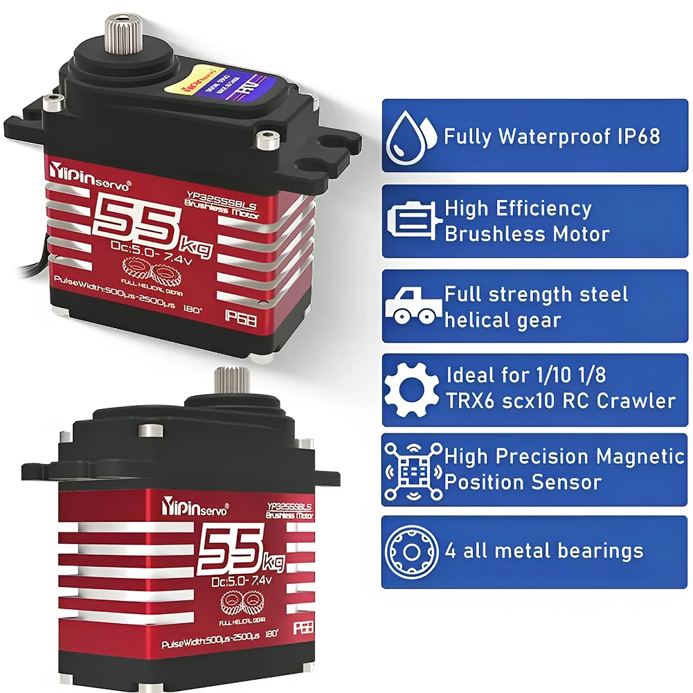 55kg Digital Servo 7.4V 180/27 - مراجعة Rc Helicopter Servo وسعره