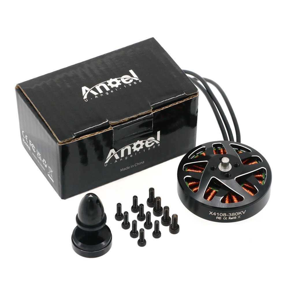 4pcs UAngel 4108 X4108 380KV 6 - مراجعة Rc Helicopter Large وسعره