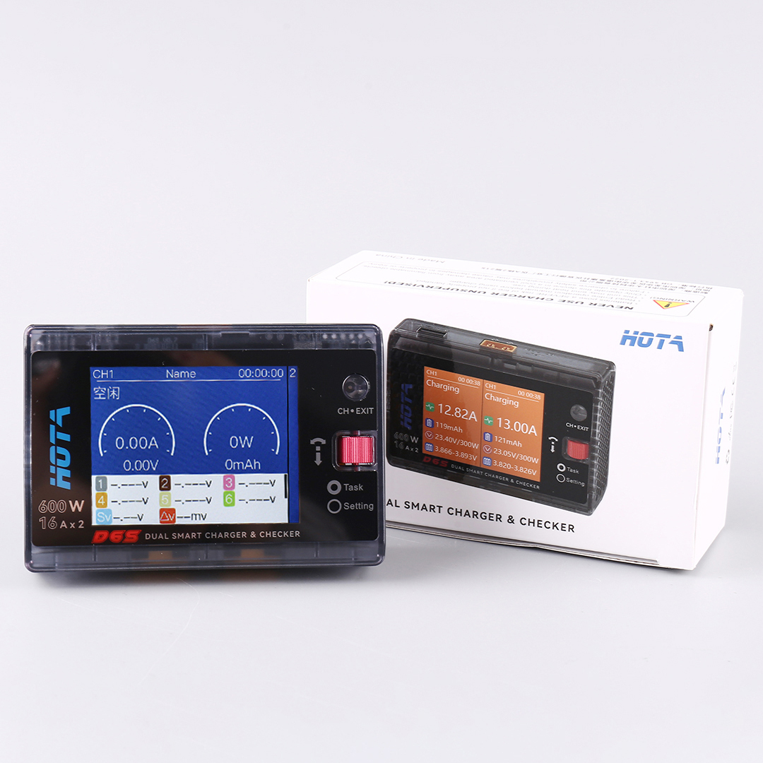 HOTA D6S 600W Dual Channel Sma - مراجعة Rc Helicopter Charger وسعره