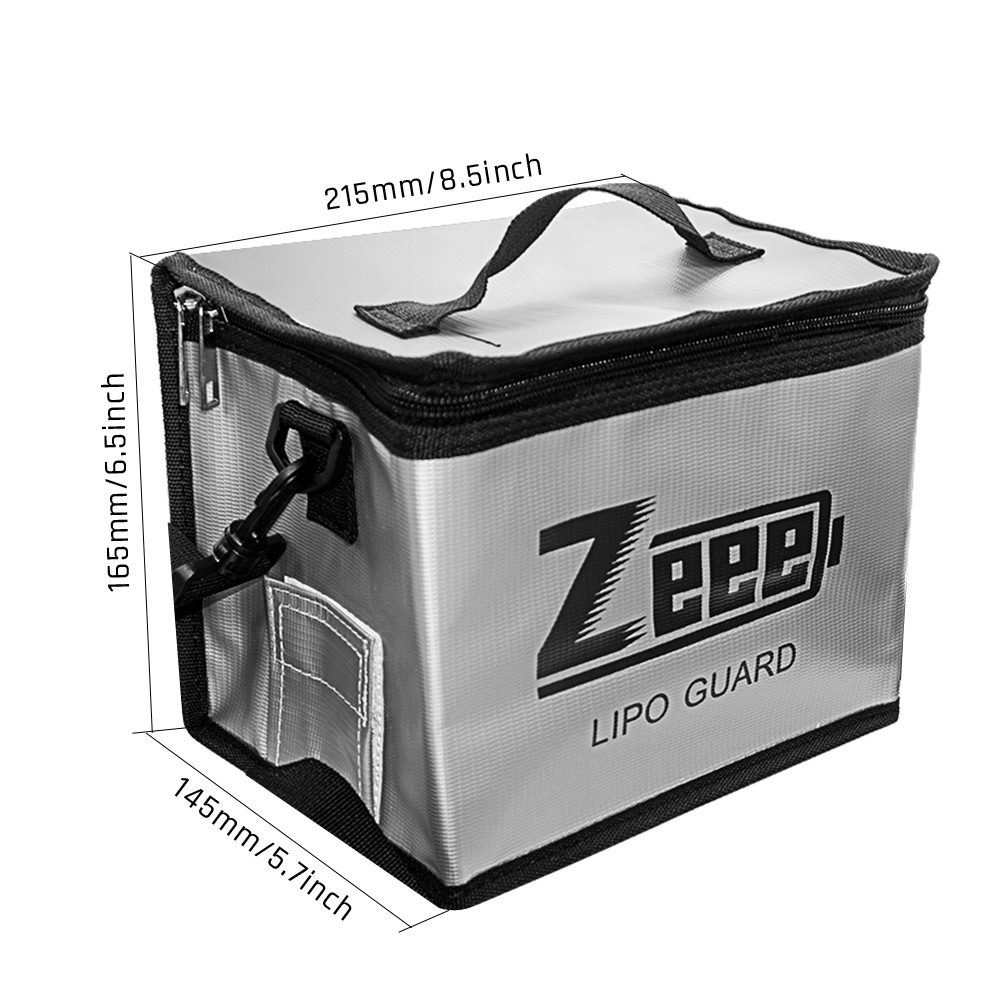 Zeee Lipo Battery Safe Bag 215 - مراجعة Rc Helicopter Bag وسعره