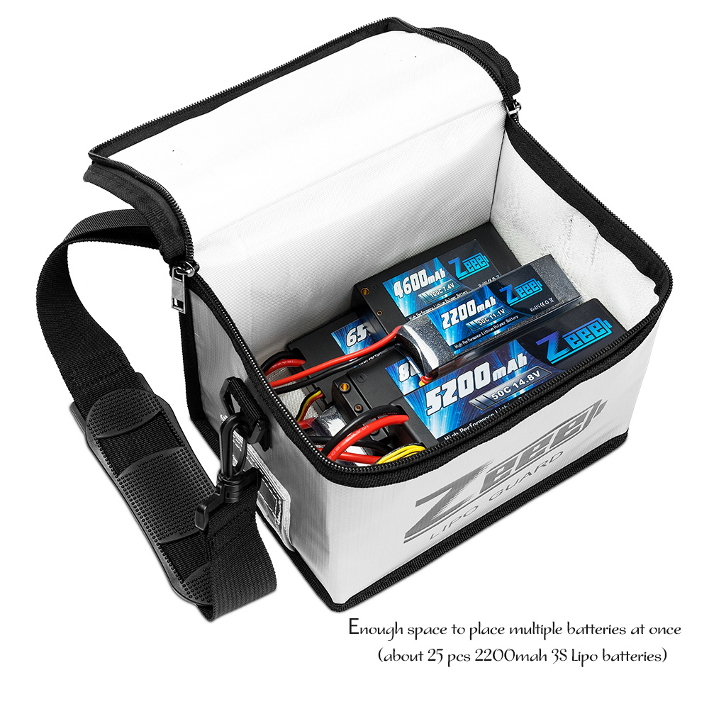 Zeee Lipo Battery Safe Bag 215 - مراجعة Rc Helicopter Bag وسعره