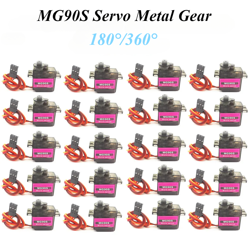 2/4/10/20/50Pcs MG90S Servo Al - مراجعة Rc Helicopter Servo وسعره