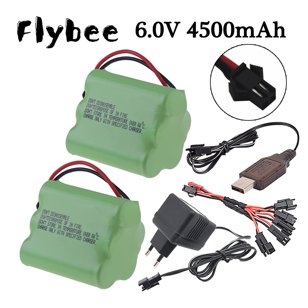 6v 4500mAh Ni-MH Battery SM Pl - مراجعة Rc Helicopter Charger وسعره