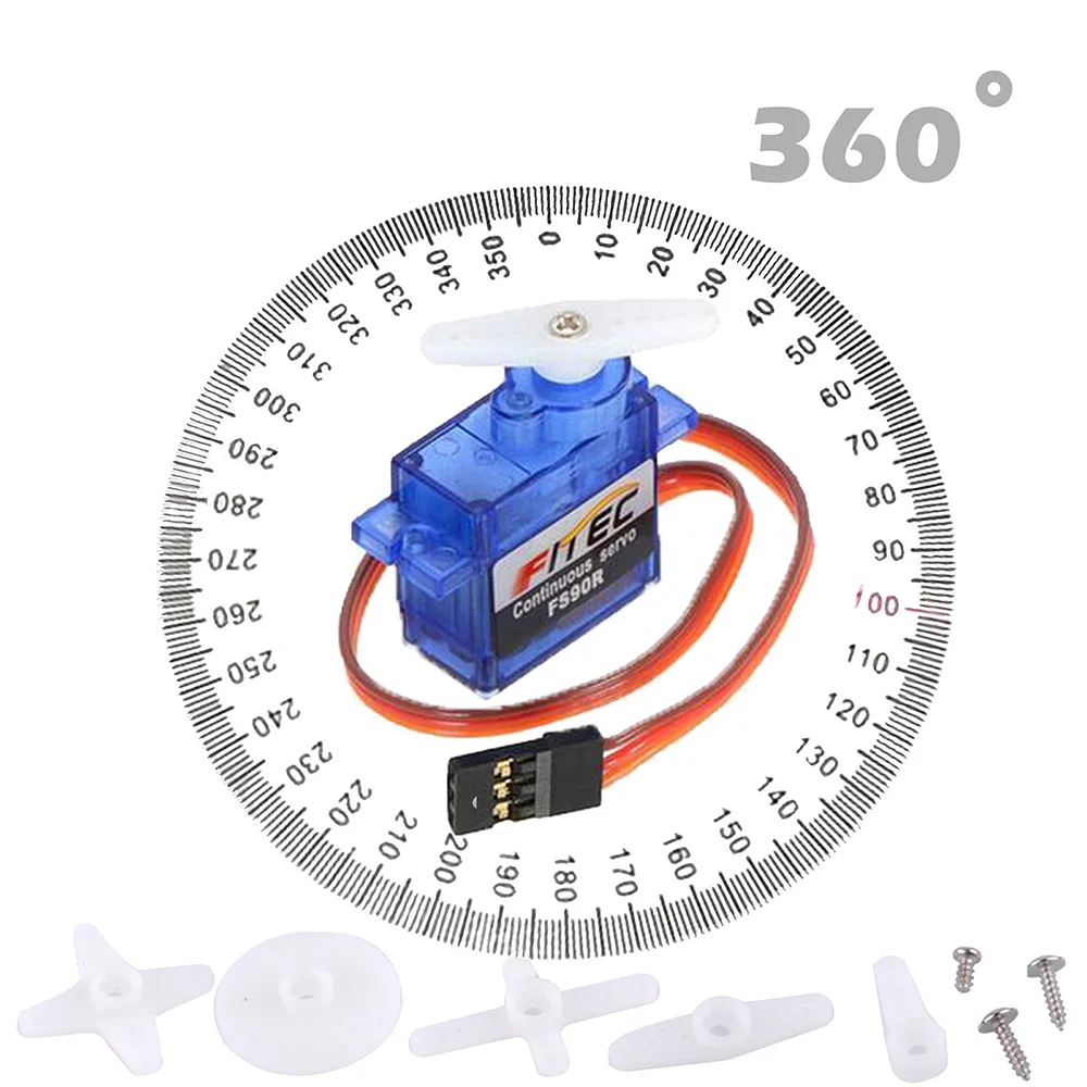 Feetech Mini FS90R Micro Servo - مراجعة Rc Helicopter Parts وسعره
