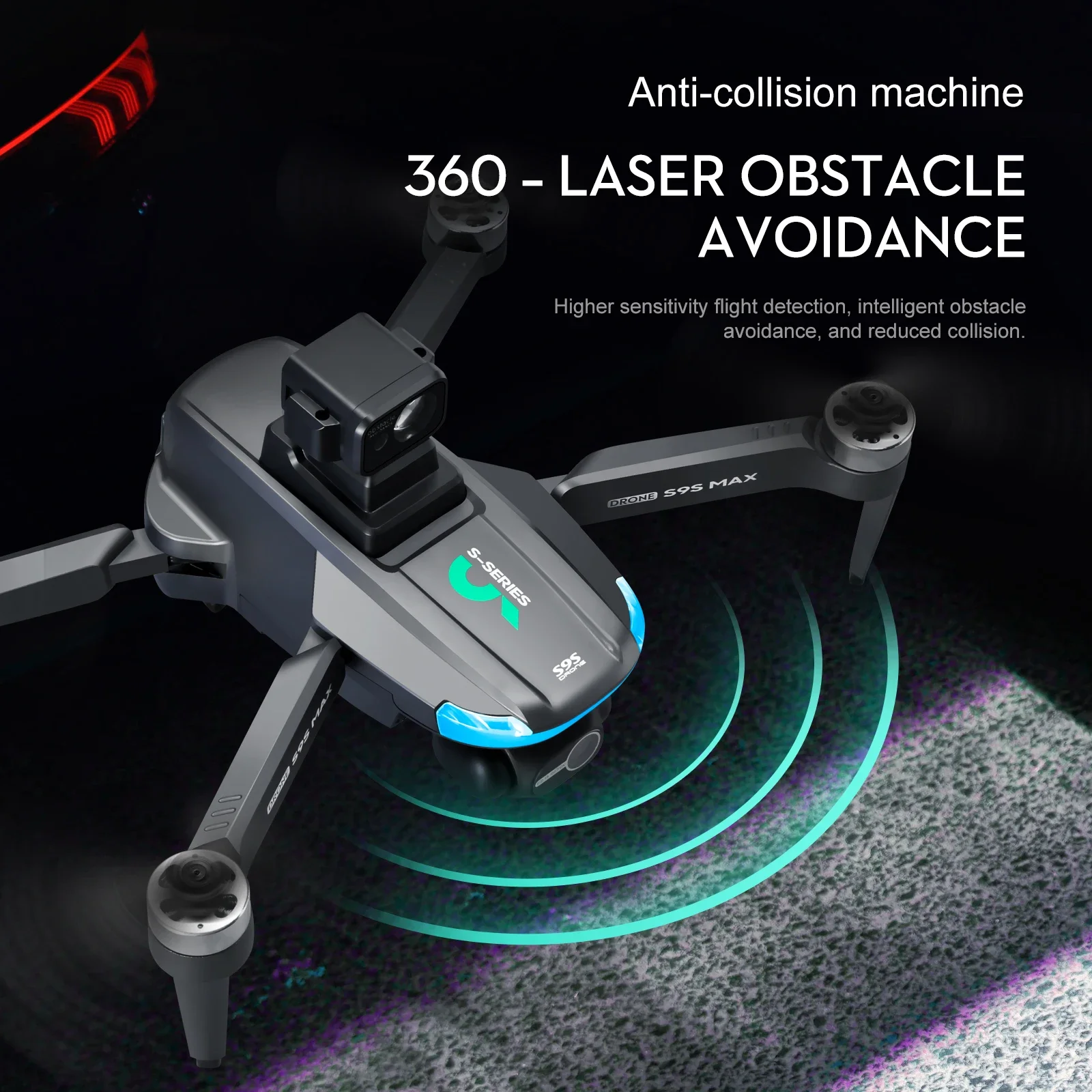 NEW S9S MAX MINI Drone 4K 2-Ax - مراجعة Rc Helicopter Motor وسعره