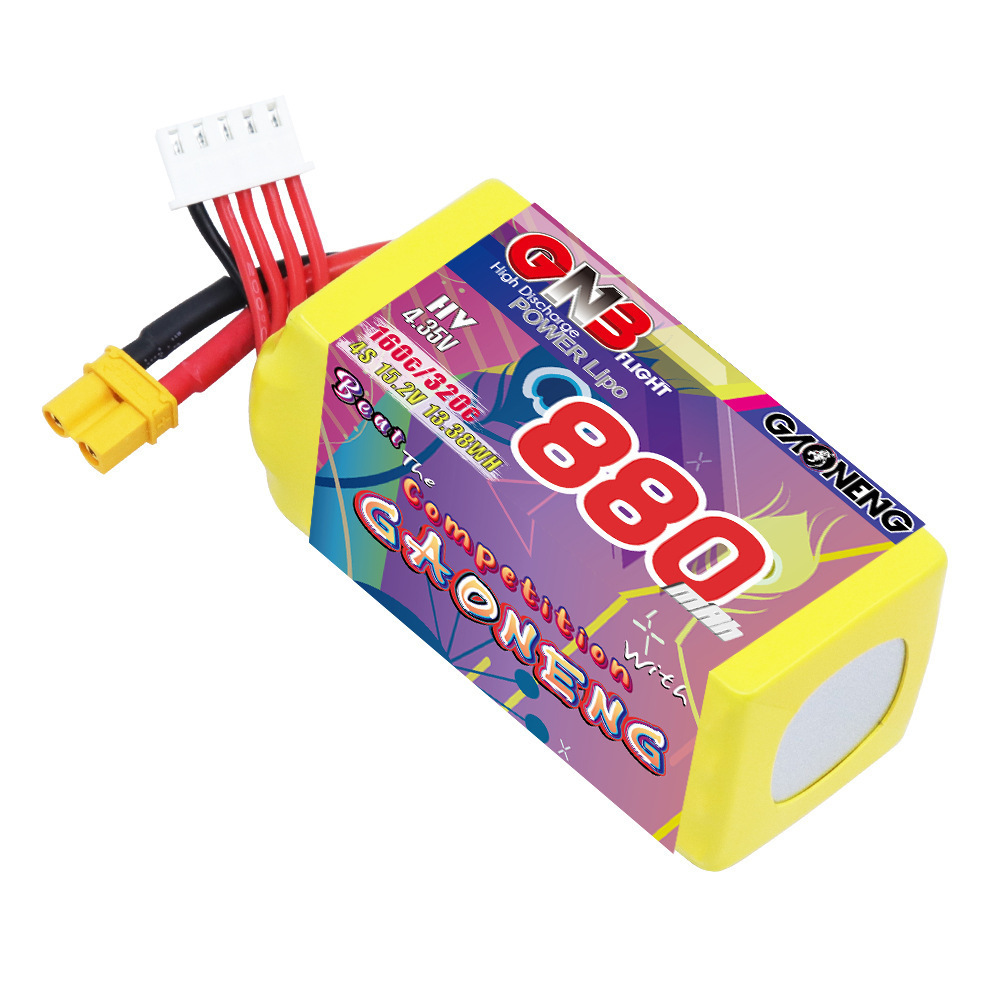 GNB 4S 880mAh 15.2V 160C/320C  - مراجعة Rc Helicopter Parts وسعره