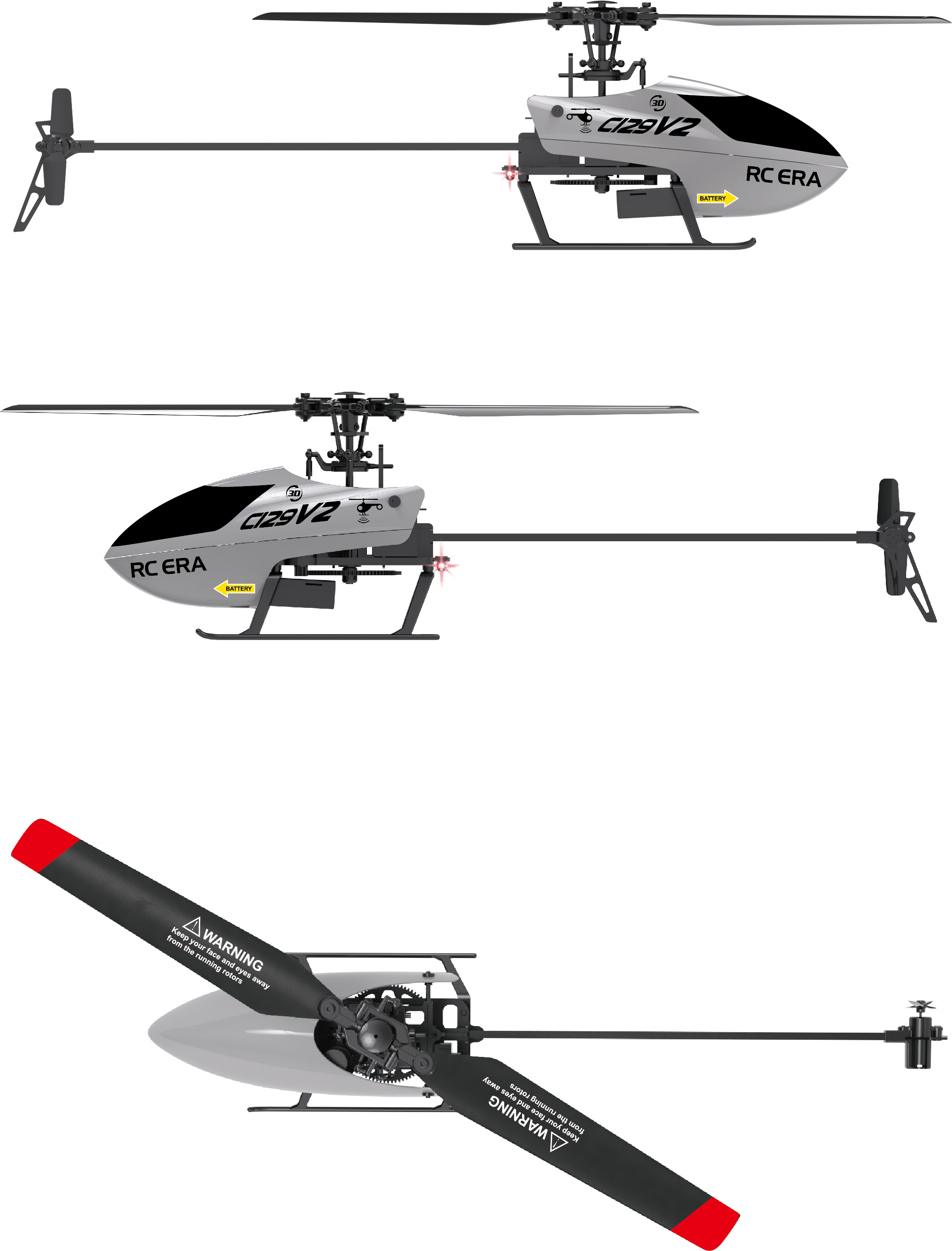 C129 V2 4CH RC Helicopter RTF  - مراجعة Rc Helicopter Large وسعره