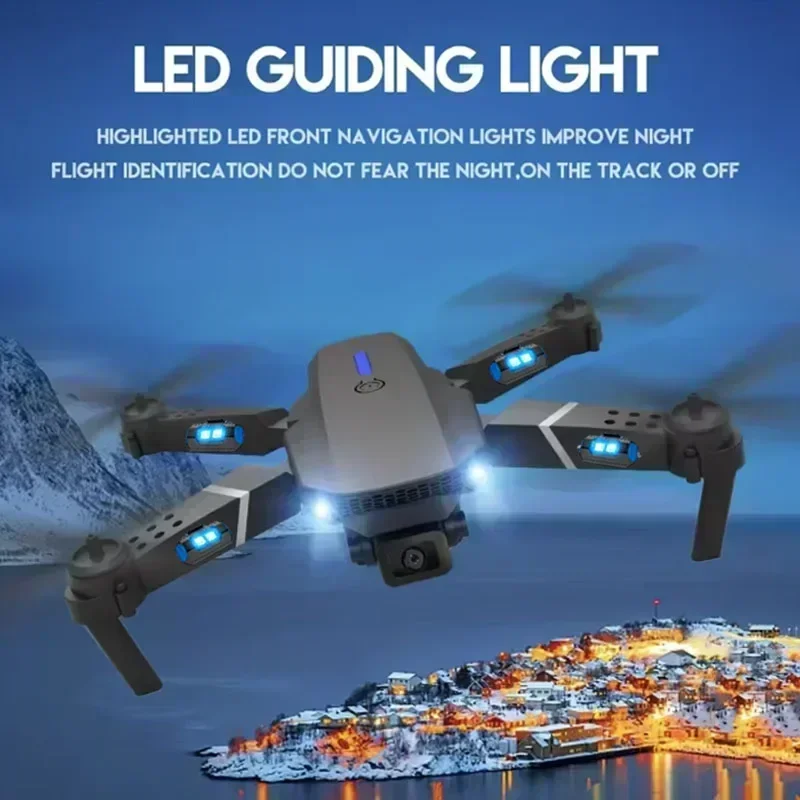 E88 Pro WIFI FPV Drone Wide An - مراجعة Rc Helicopter Case وسعره