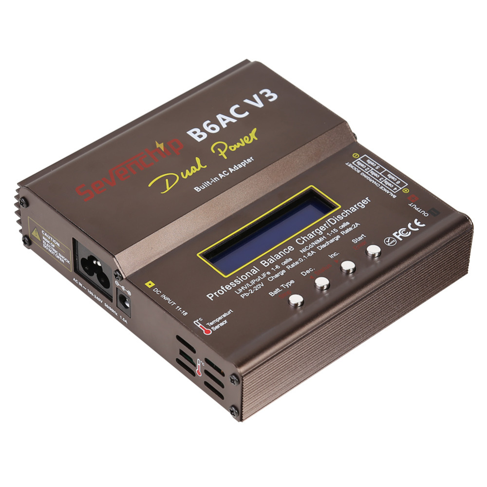 80W imax B6AC V3 Balance Charg - مراجعة Rc Helicopter Charger وسعره