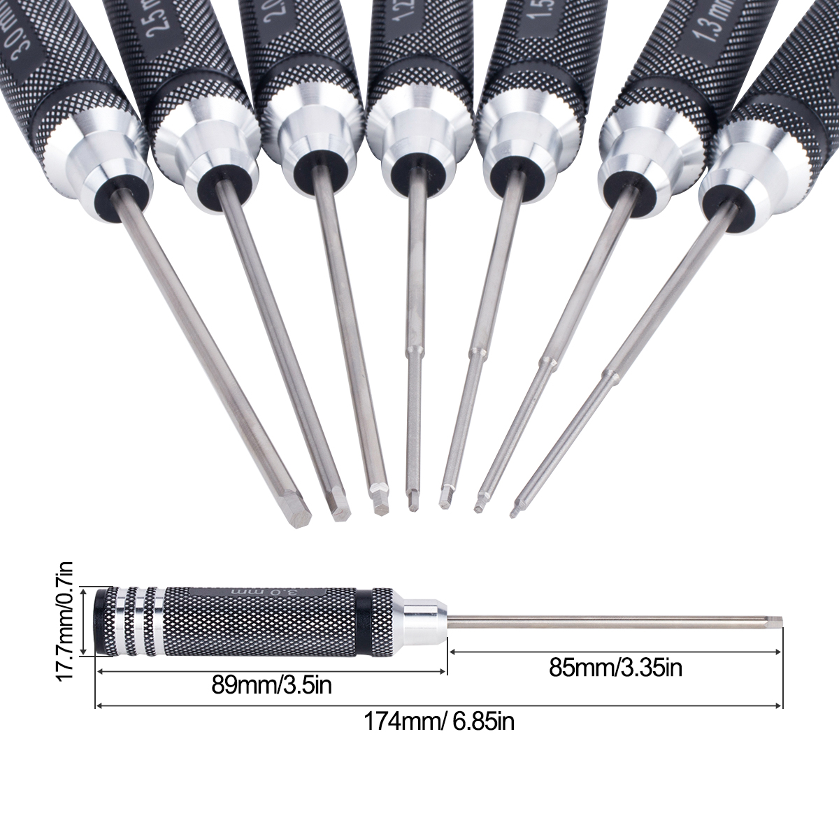 7 IN 1 Steel Hex Screwdriver S - مراجعة Rc Helicopter Tool Kit وسعره