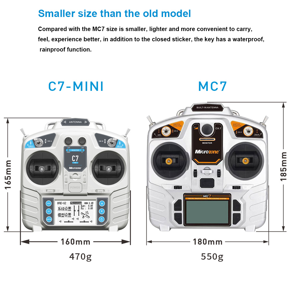 MicroZone MC7 Controller C7 MI - مراجعة Rc Helicopter Mini وسعره