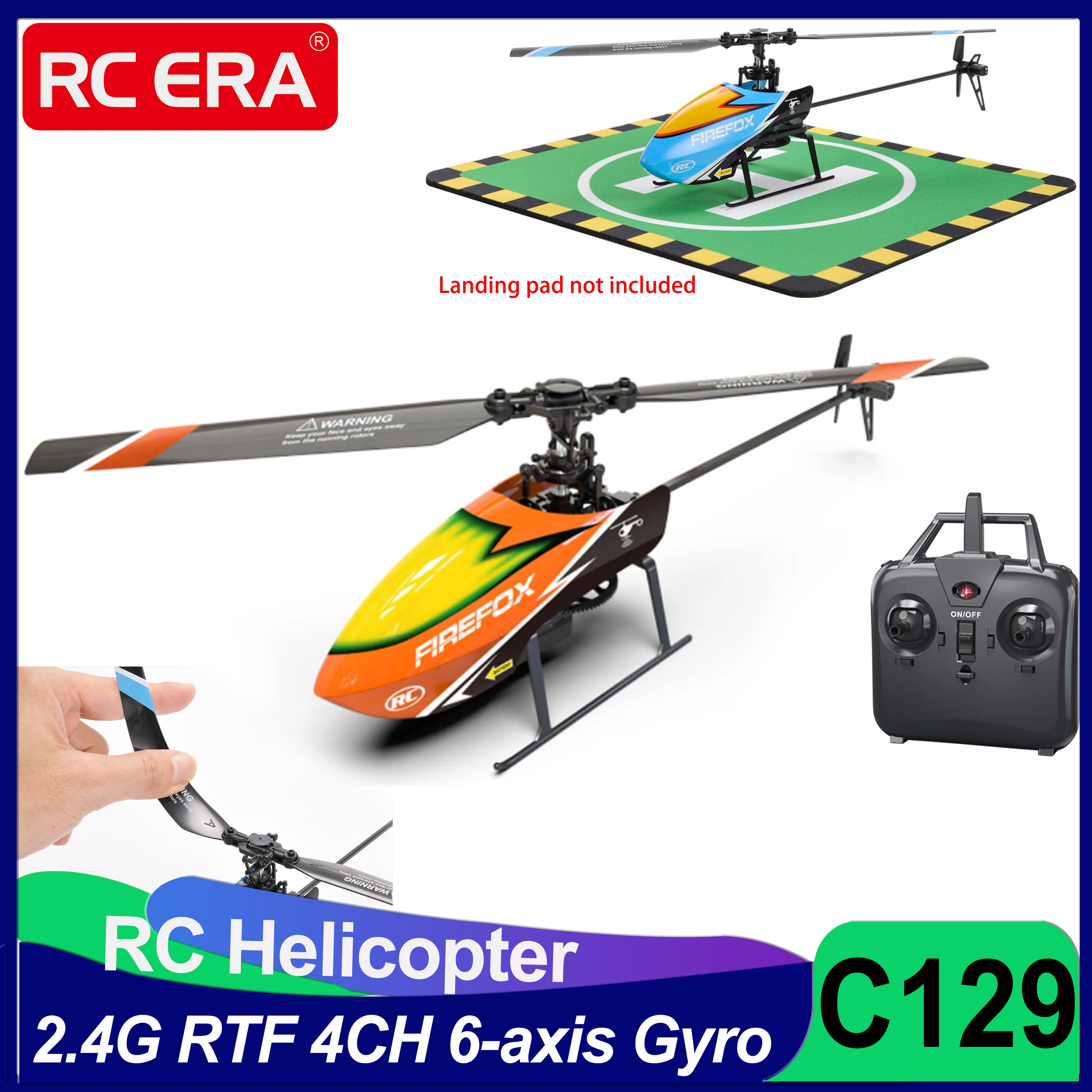 C129 RC Helicopter RTF 4CH 6-a - مراجعة Rc Helicopter Large وسعره