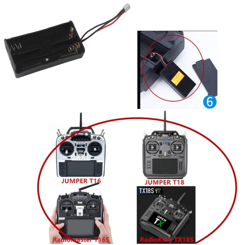 RadioMaster TX16S 2S 18650 Bat - مراجعة Rc Helicopter Case وسعره