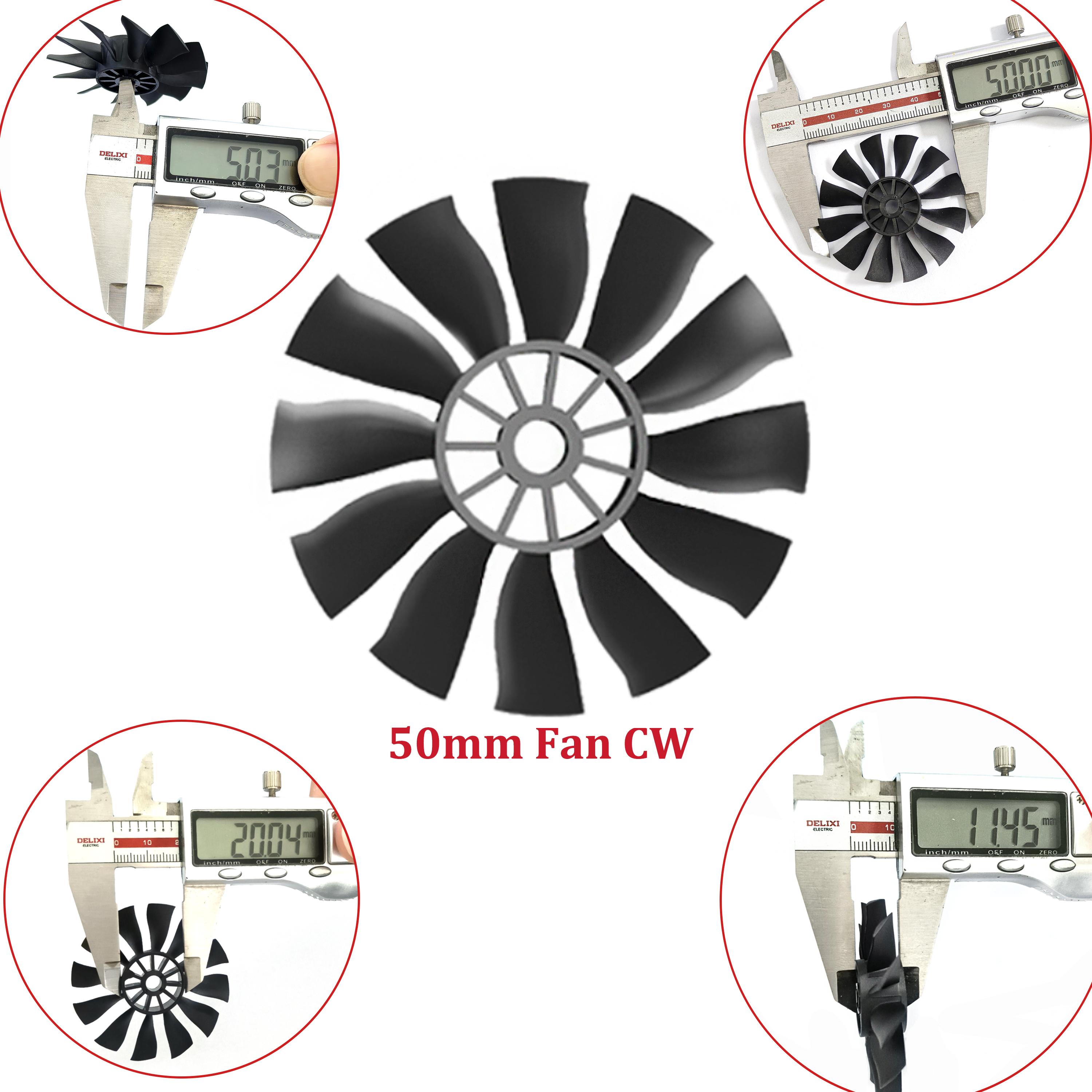 QX-MOTOR 12Blades CW CCW 70mm  - مراجعة Rc Helicopter Parts وسعره