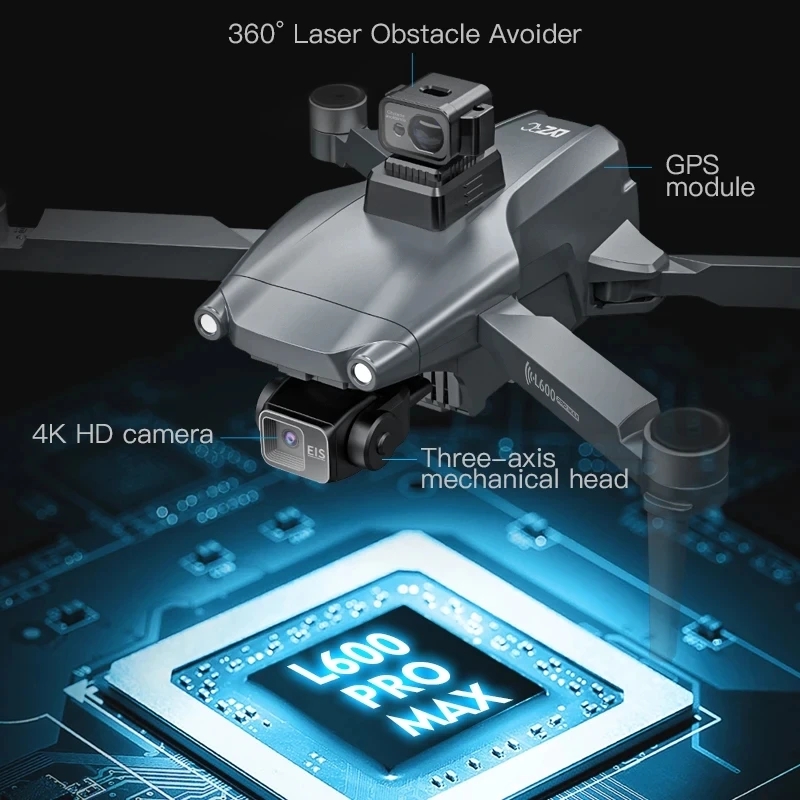 L600 PRO MAX GPS Drone Profess - مراجعة Rc Helicopter Electric وسعره