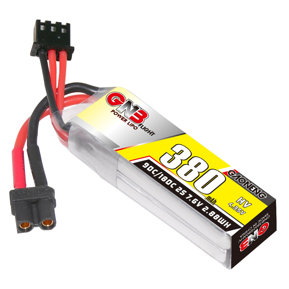 GNB 2S 7.6V 380mAh 90C/180C Li - مراجعة Rc Helicopter Parts وسعره