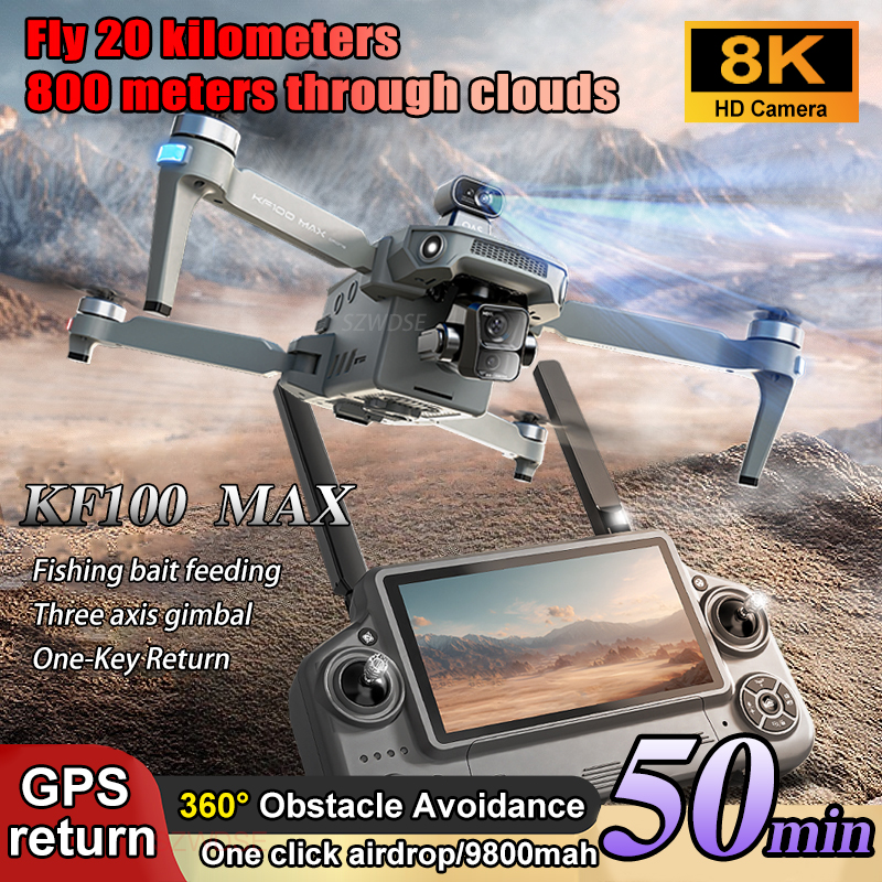 SJRC KF100 MAX 8K UHD Photo HD - مراجعة Rc Helicopter Case وسعره