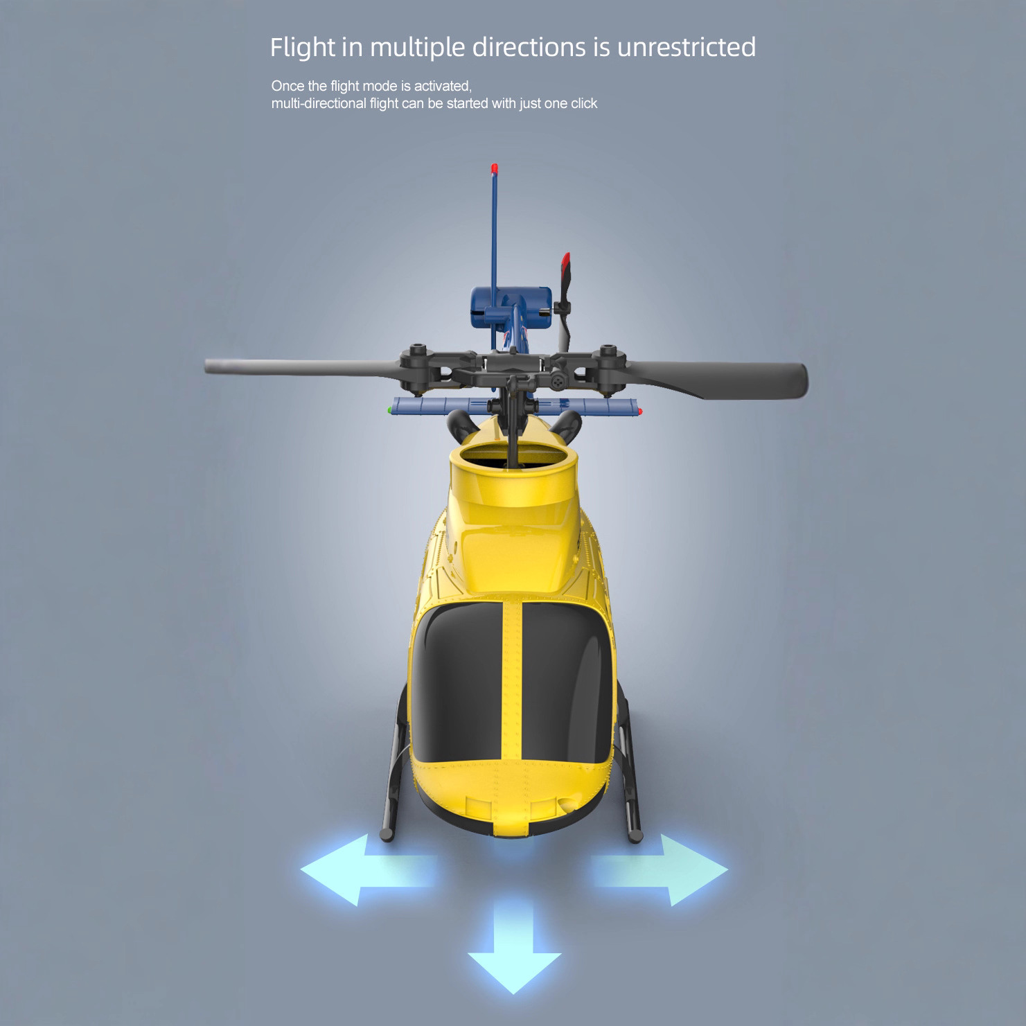 A60 1/42 Scale Bell 206 RC Hel - مراجعة Rc Helicopter Single Rotor وسعره