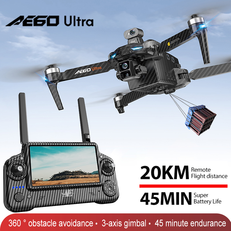 AE60 GPS Drone Professional 8K - مراجعة Rc Helicopter Electric وسعره