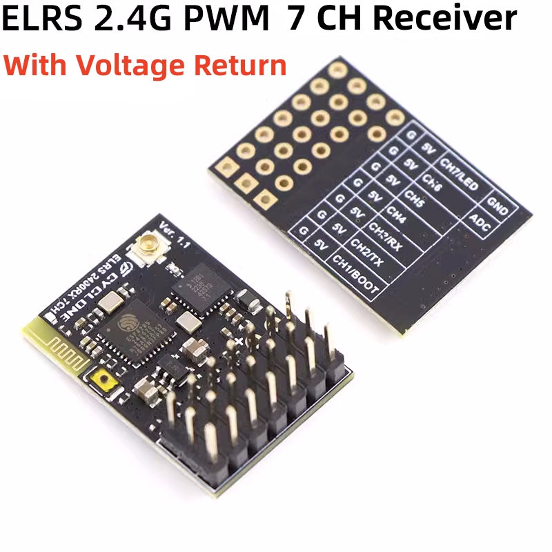 ELRS 2.4G PWM 7CH 6CH CRSF Rec - مراجعة Rc Helicopter Battery وسعره