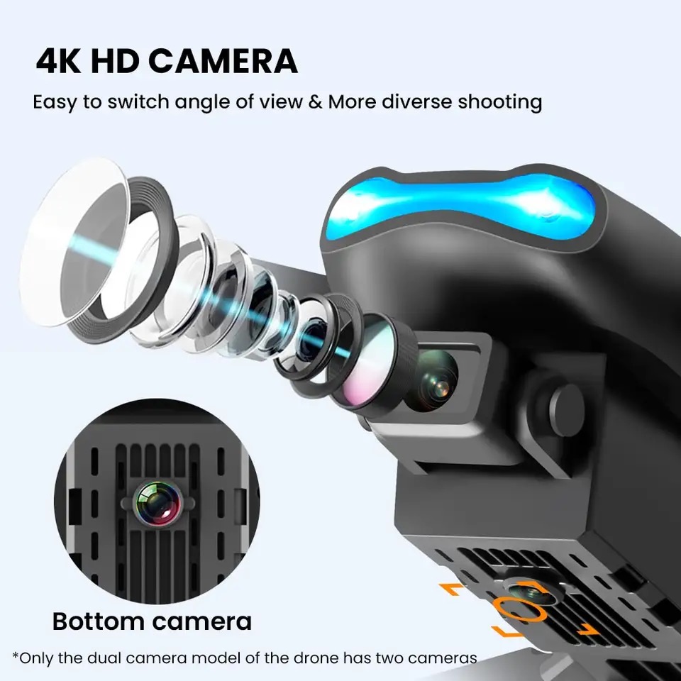 New Mini drone E99 4K WIFI HD  - مراجعة Rc Helicopter Nitro وسعره