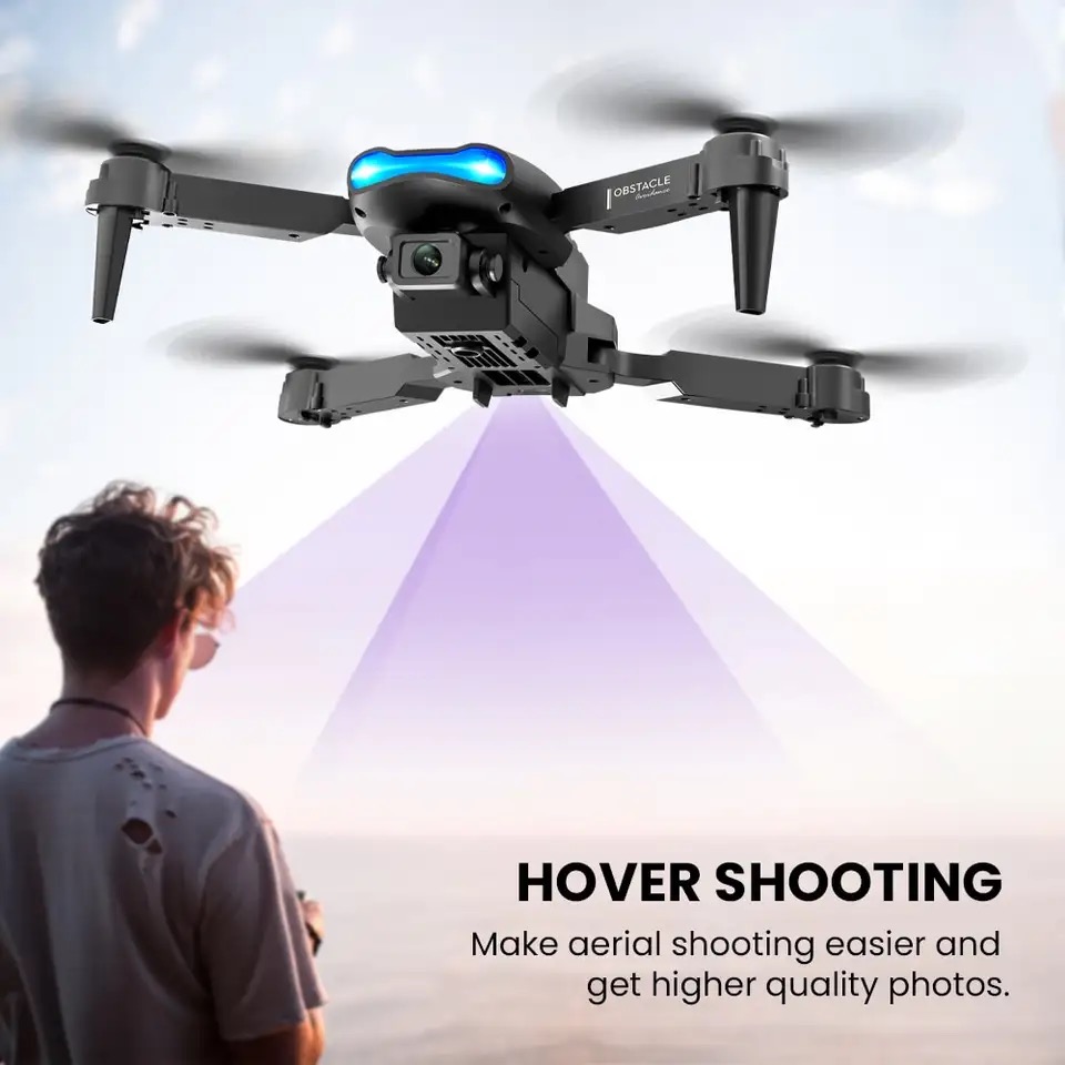 New Mini drone E99 4K WIFI HD  - مراجعة Rc Helicopter Nitro وسعره