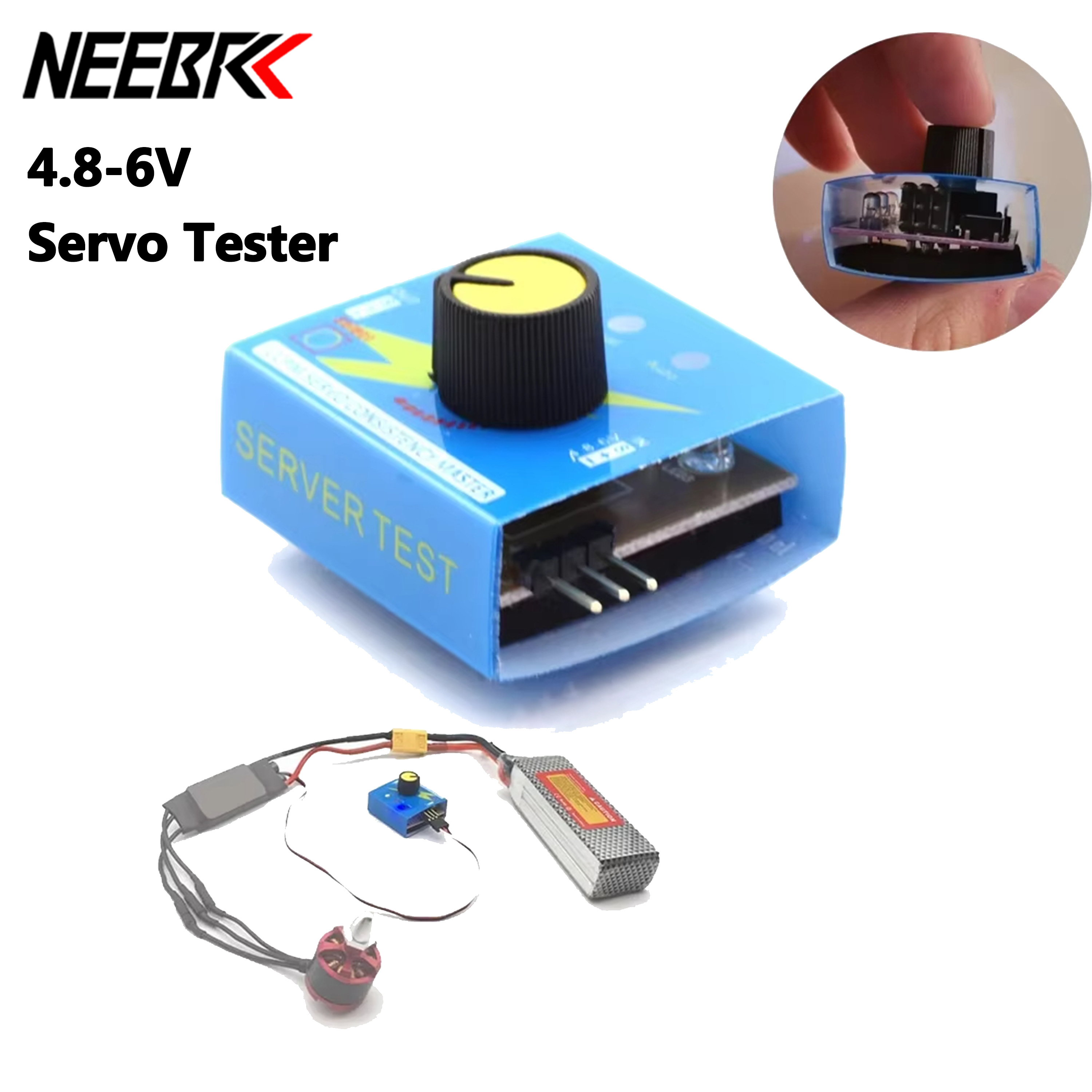NEEBRC Simple Multi Servo Test - مراجعة Rc Helicopter Parts وسعره