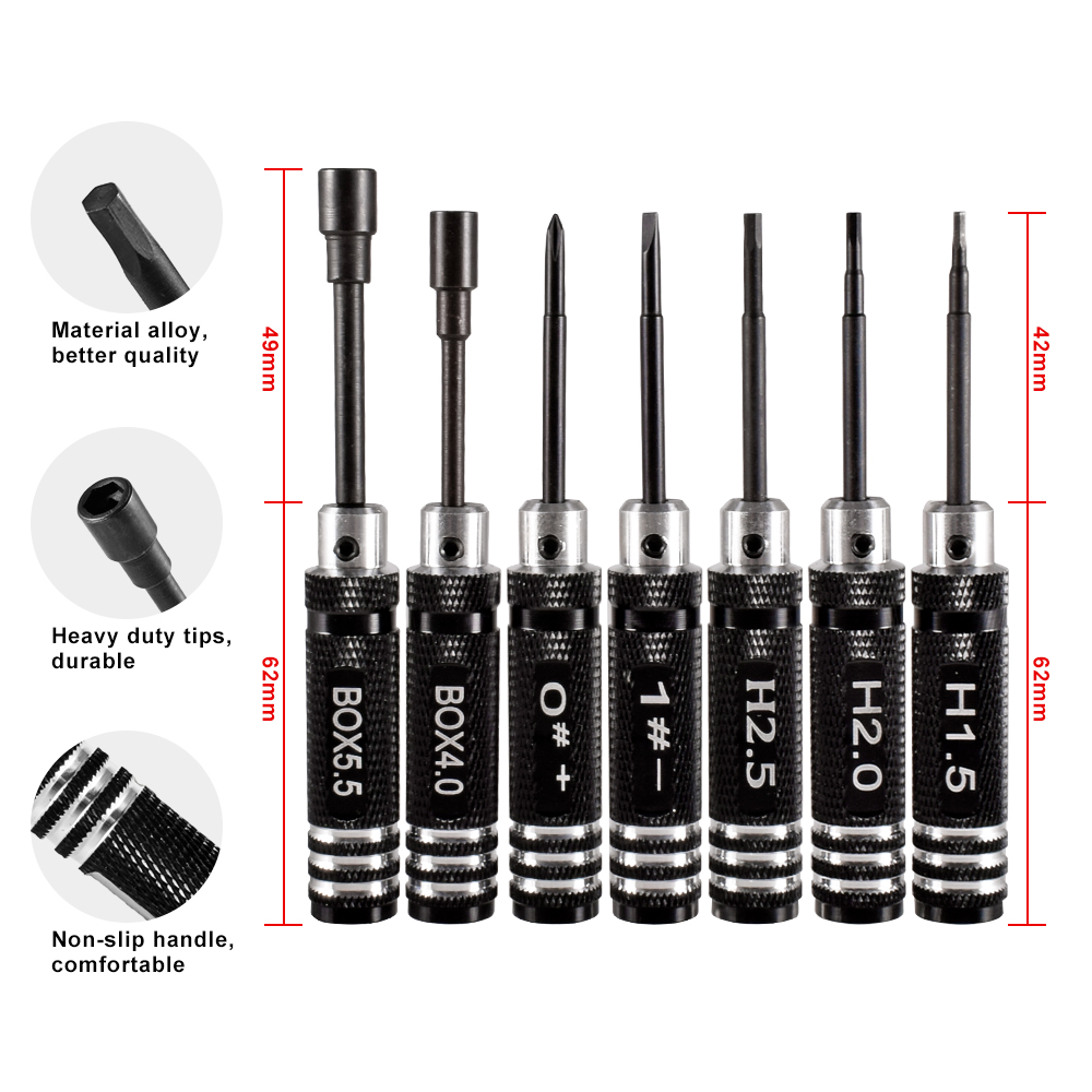 9IMOD RC Hex Driver Set Metal  - مراجعة Rc Helicopter Tool Kit وسعره