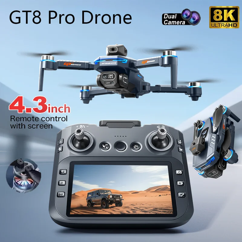 2026 New GT8 Drone GPS 8K Prof - مراجعة Rc Helicopter Mini وسعره
