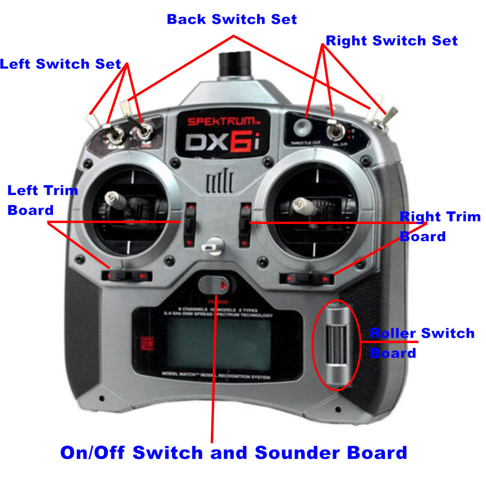 Transmitter Switch Left Set Sp - مراجعة Rc Helicopter Gyro وسعره