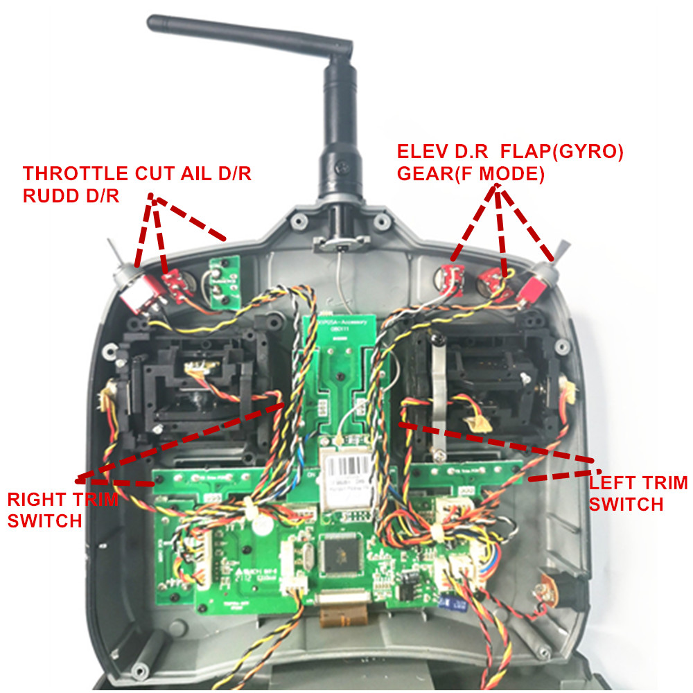 Transmitter Switch Left Set Sp - مراجعة Rc Helicopter Gyro وسعره