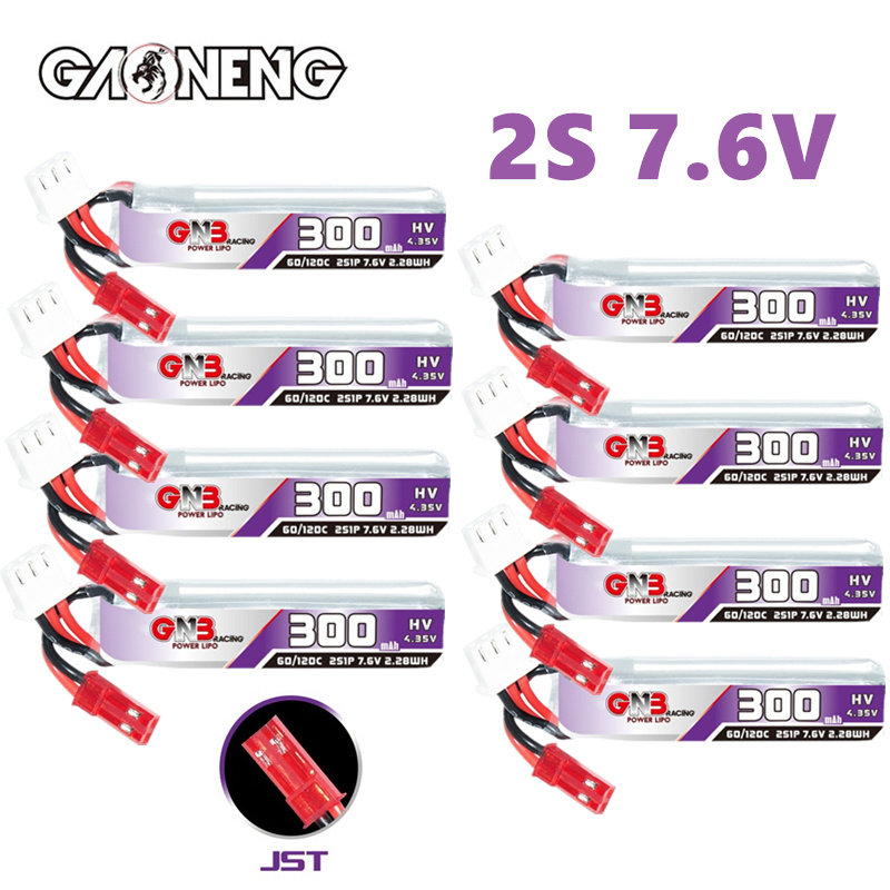 GAONENG GNB 2S 7.6V 300mAh 60C - مراجعة Rc Helicopter Battery وسعره