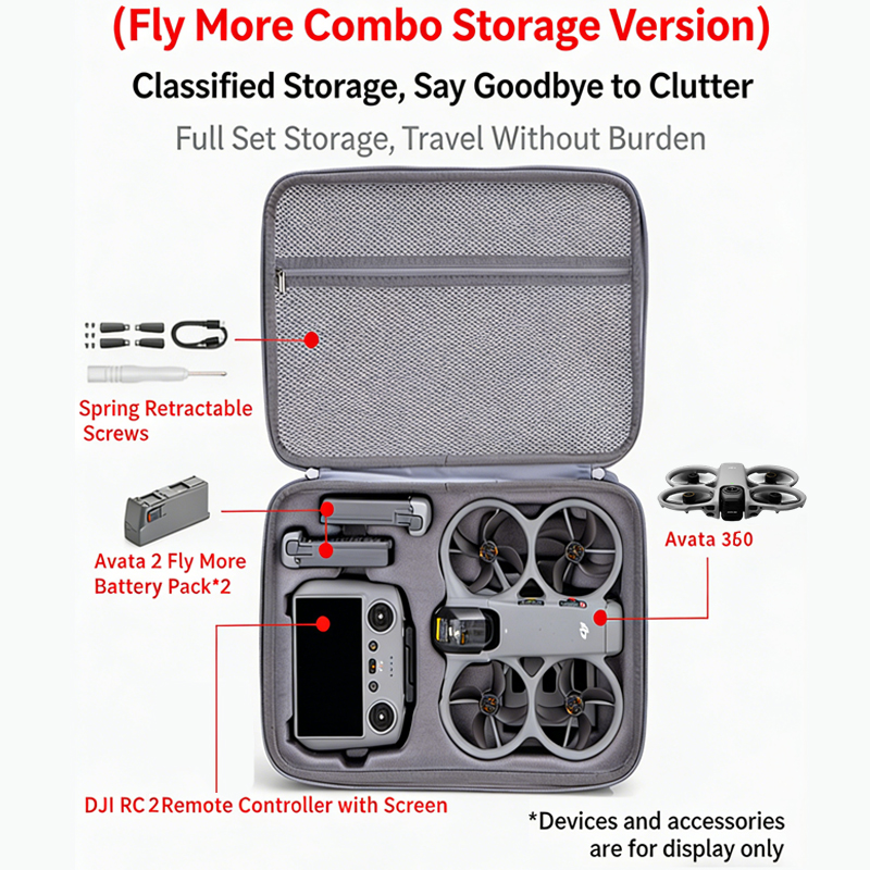 Storage Bag For DJI Avata 360  - مراجعة Rc Helicopter Bag وسعره