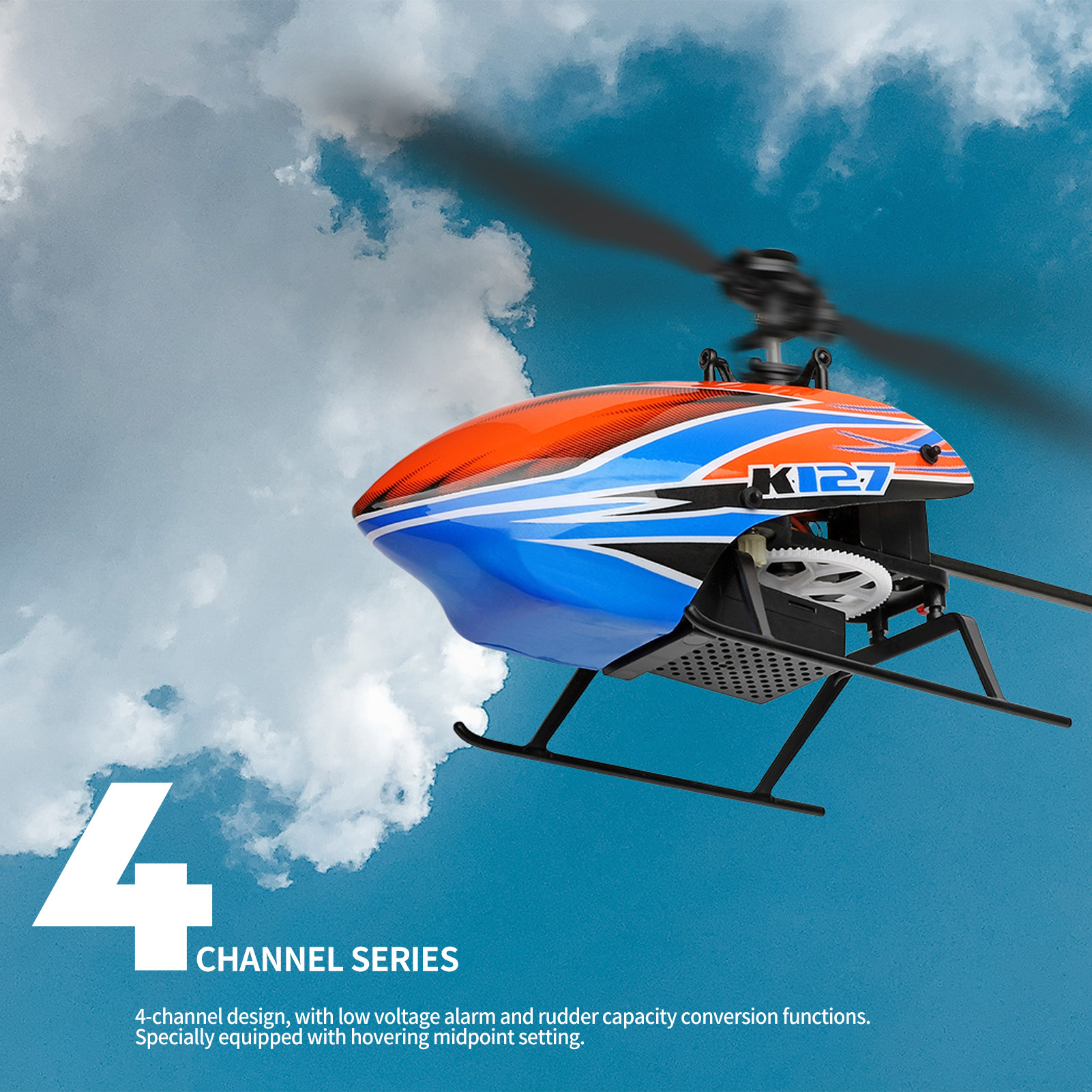WLtoys XK K127 4CH 6-axis Gyro - مراجعة Rc Helicopter Gyro وسعره